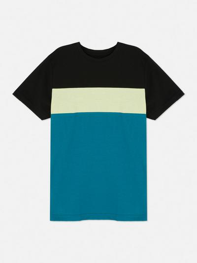 Camiseta de algodón con diseño de rayas