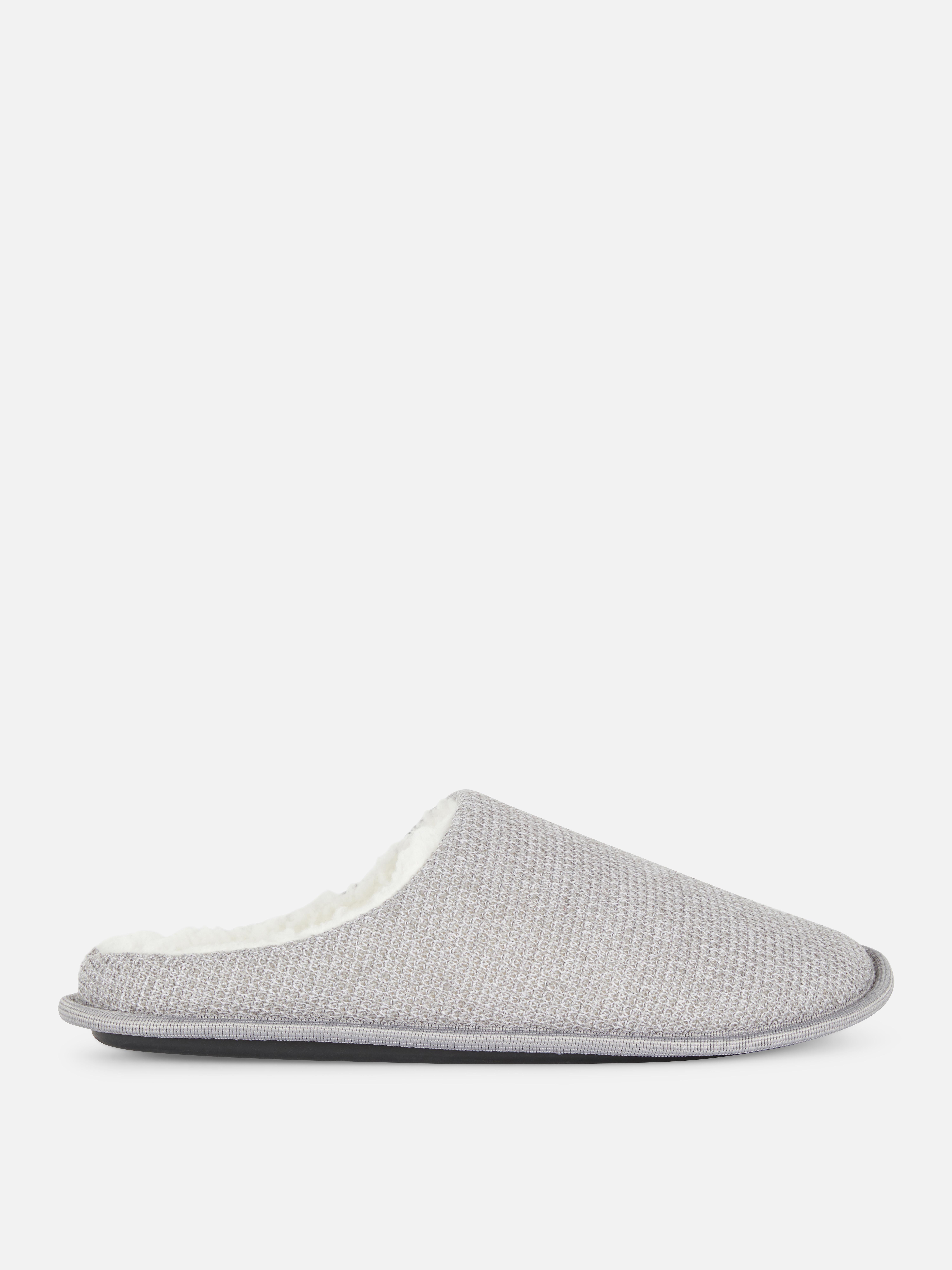 Lined Fabric Slippers | Men's Shoes & Boots | Our Men's Fashion Range ...