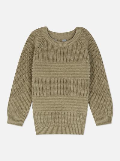 Textured Raglan Sweater