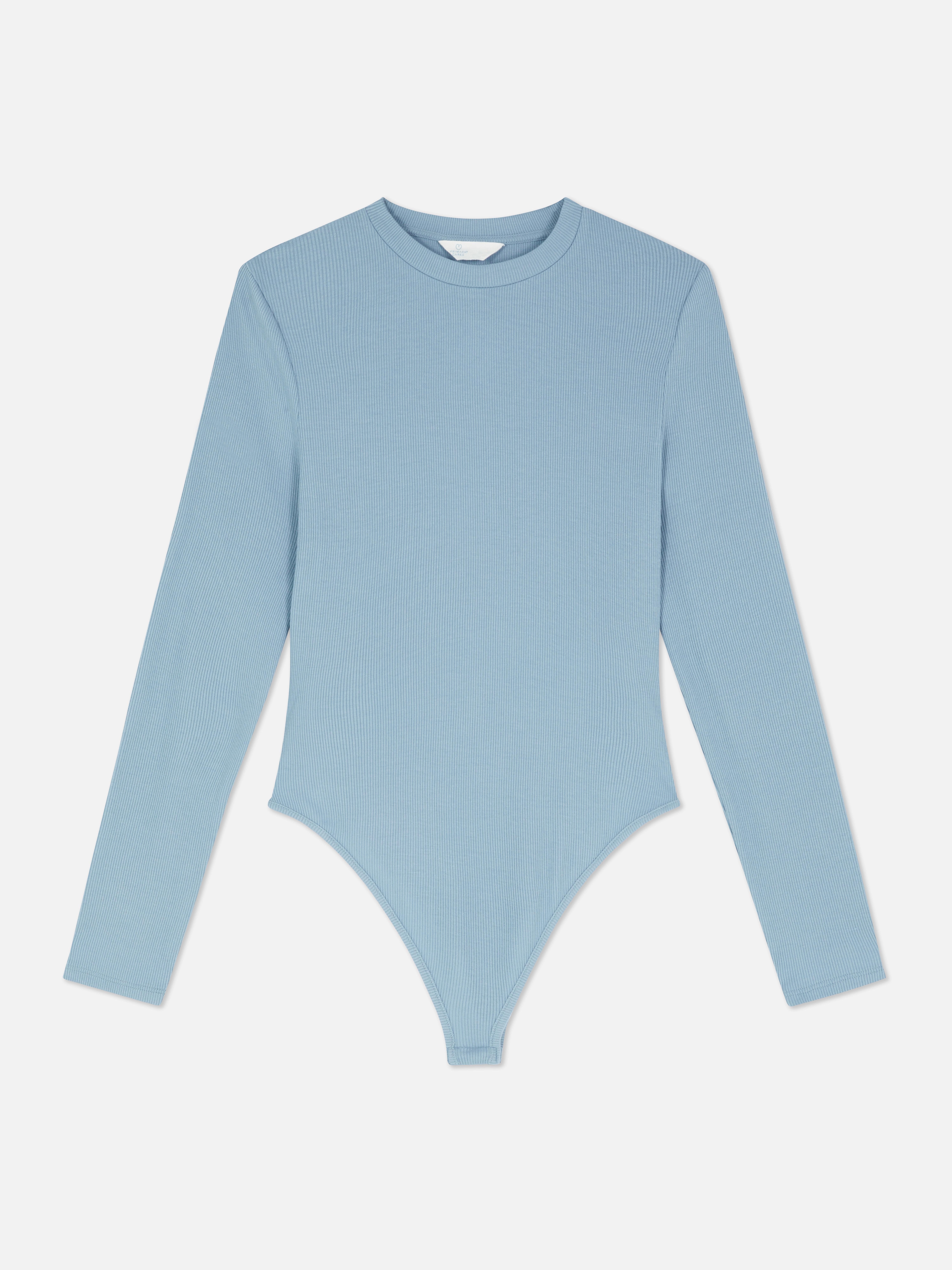 Ribbed Long Sleeve Bodysuit Women's Tops Women's Style Our