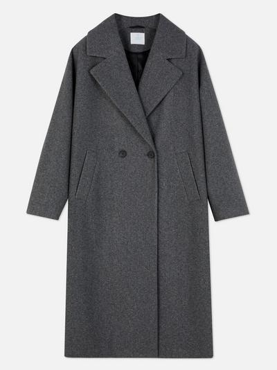 Double Breasted Marl Coat