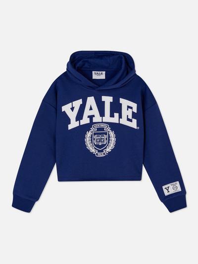 Yale Cropped Hoodie