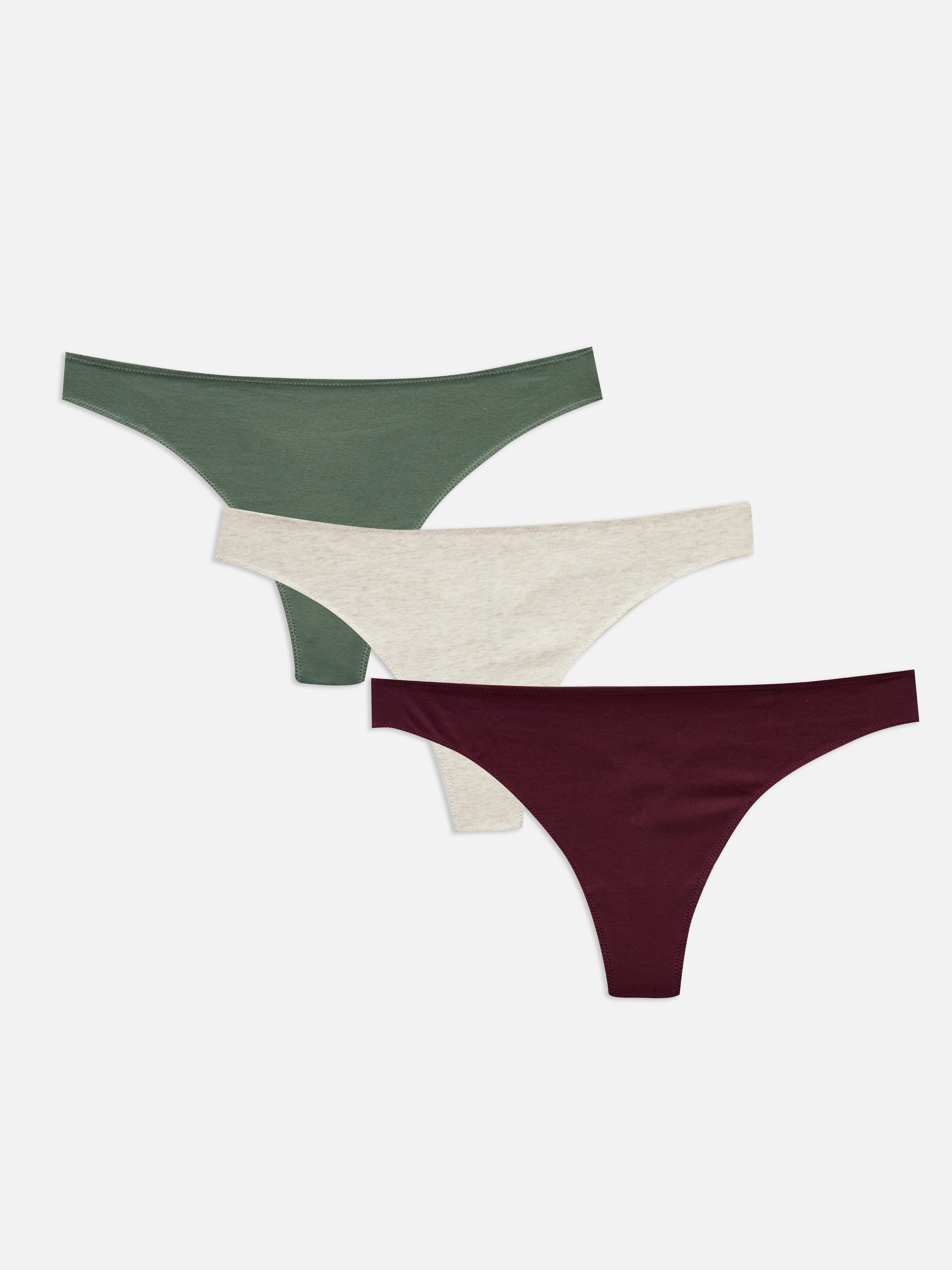 Pack de 3 de colores lisos | Braguitas | Lencería y ropa interior | Ropa para mujer | Nuestra línea de moda femenina | Todos los Primark | Primark España