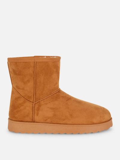 Imitation Suede Boots