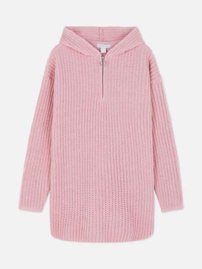 Chenille Hooded Sweater Dress
