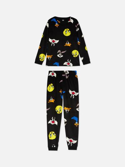 Conjunto de pijama de manga larga de Looney Tunes