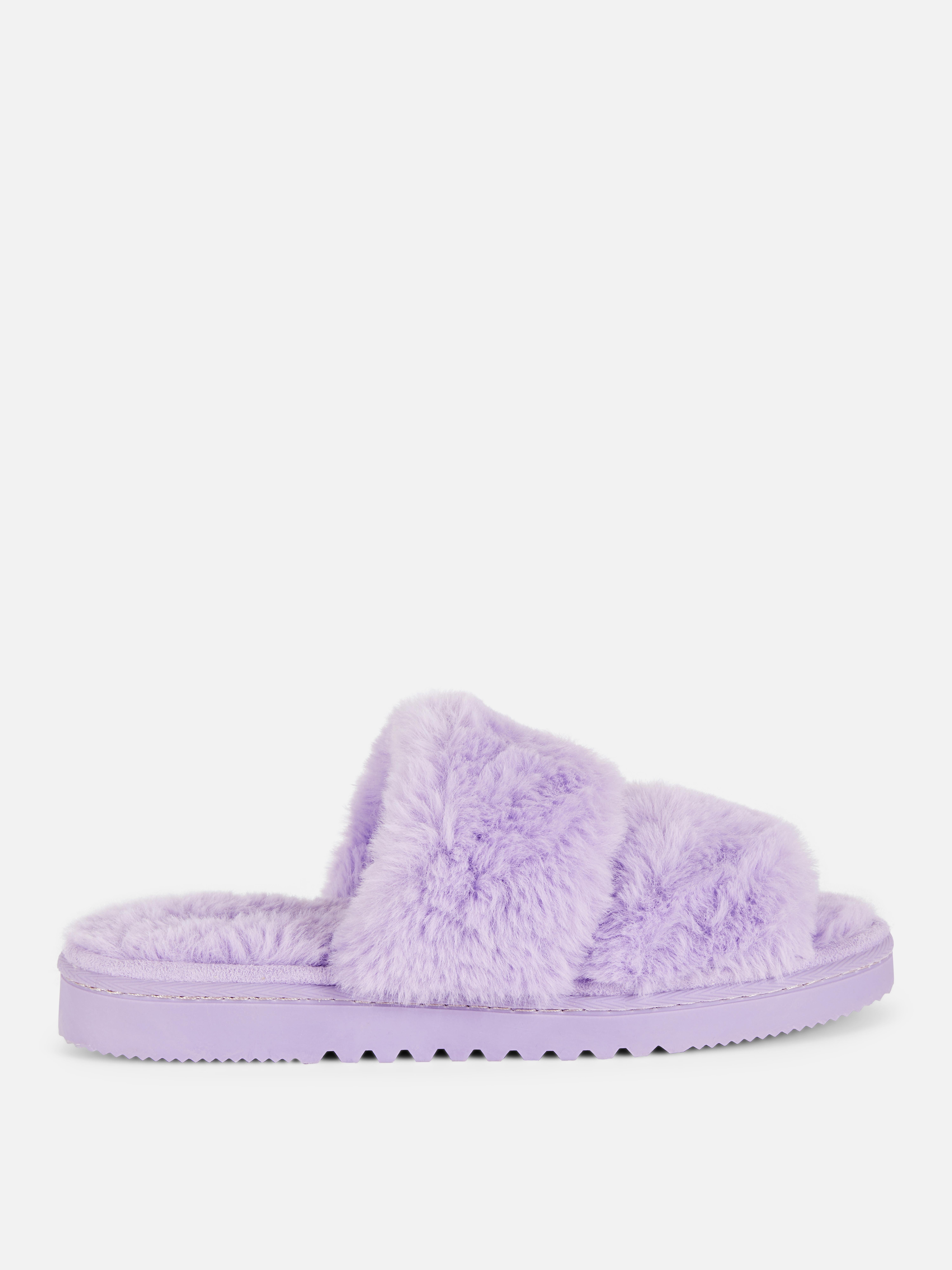 Fluffy Sliders Primark Fluffy Slippers Faux Fur Sliders Primark