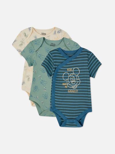 3-Pack Disney Mickey Mouse Bodysuits