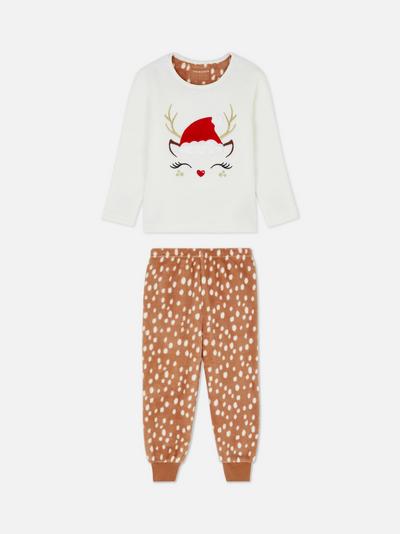 Reindeer Sherpa Pyjamas