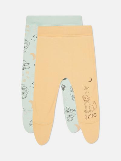2-Pack Disney The Lion King Footed Cotton Leggings