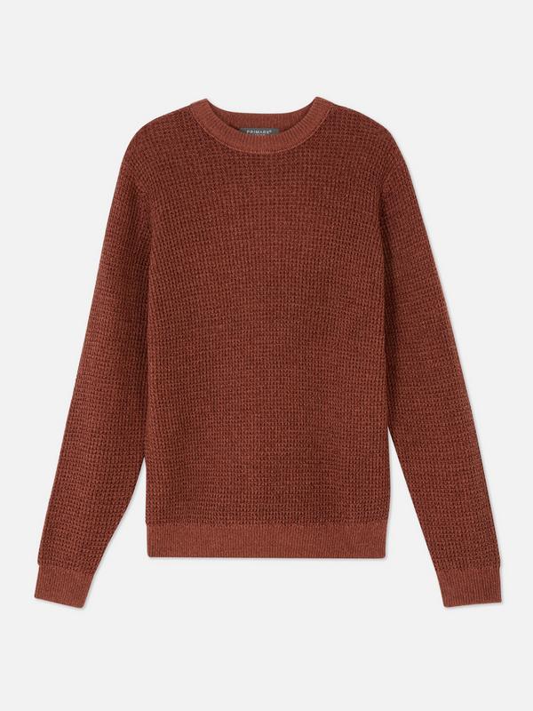 Waffle Knit Cotton Sweatshirt | Men's Sweaters & Sweatshirts | Men's