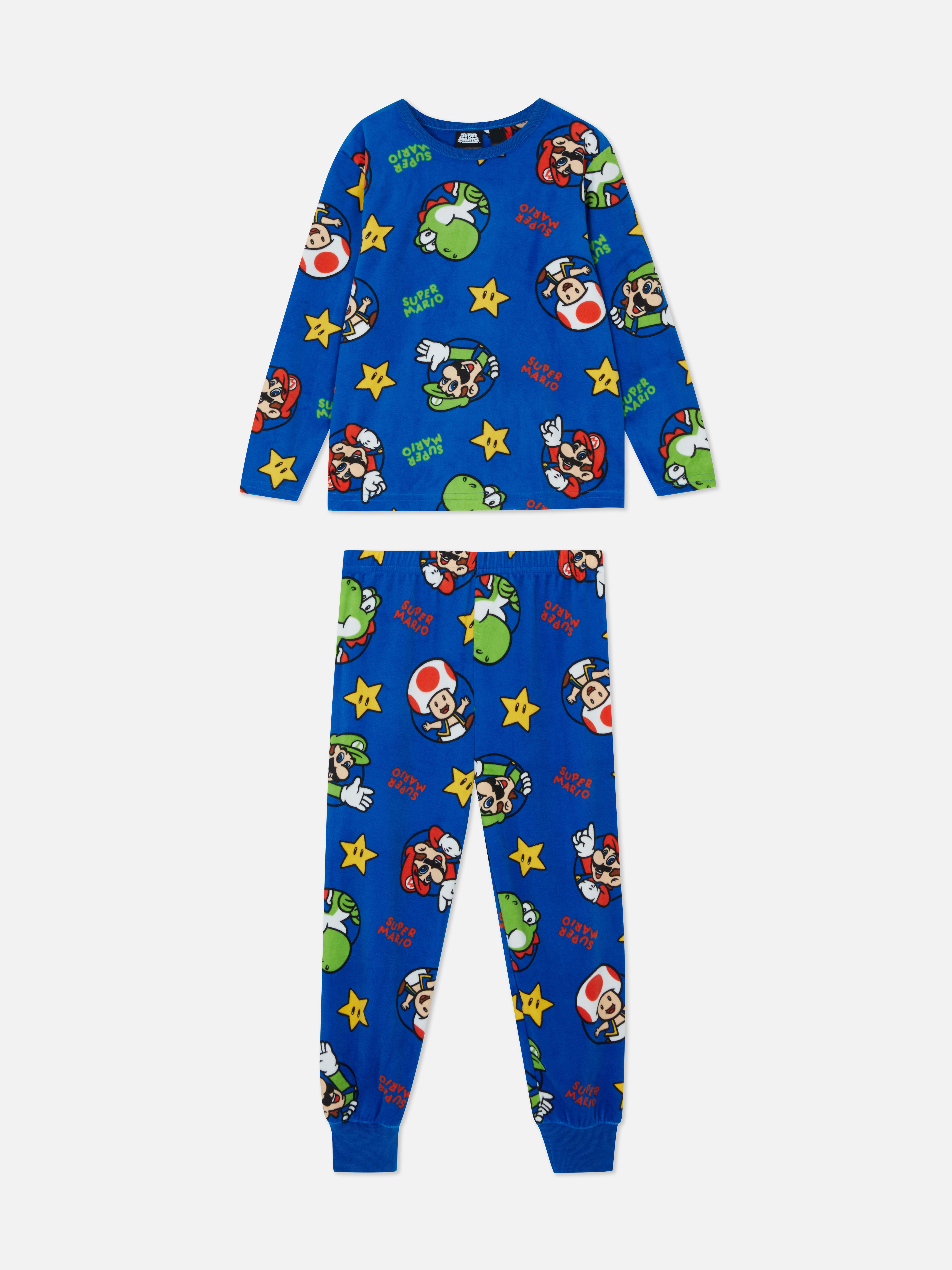 tetraedro Otoño Chimenea Pijama de tela minky de Super Mario | Pijamas para niños | Moda para niños  | Ropa para niños | Todos los productos Primark | Primark España