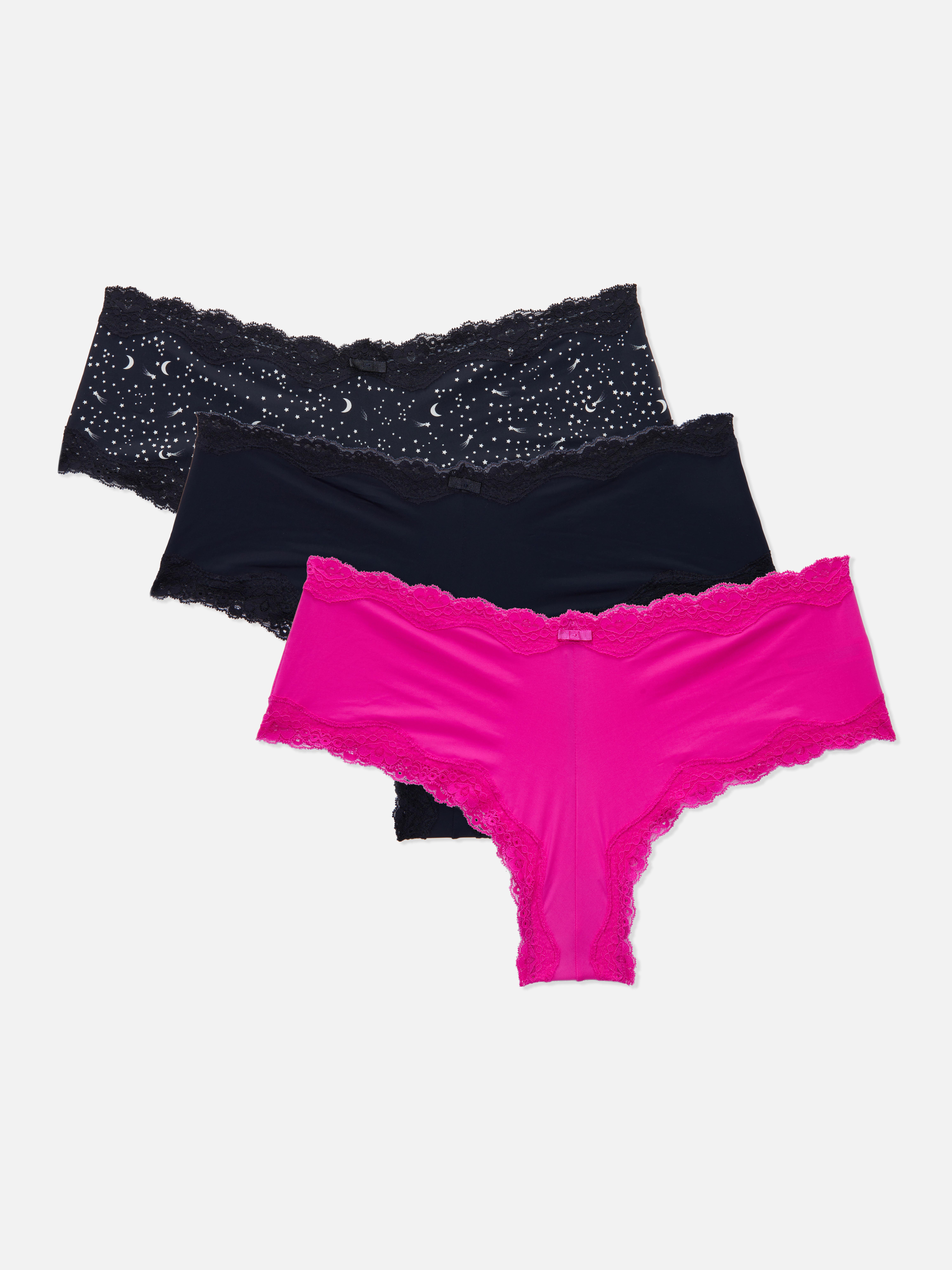 Hipsterslips, set van 3 Onderbroeken & slips Lingerie & ondergoed