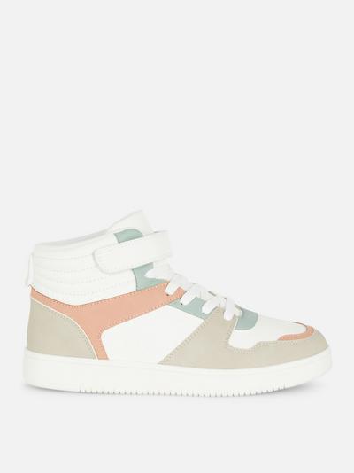 Velcro Strap High Top Trainers
