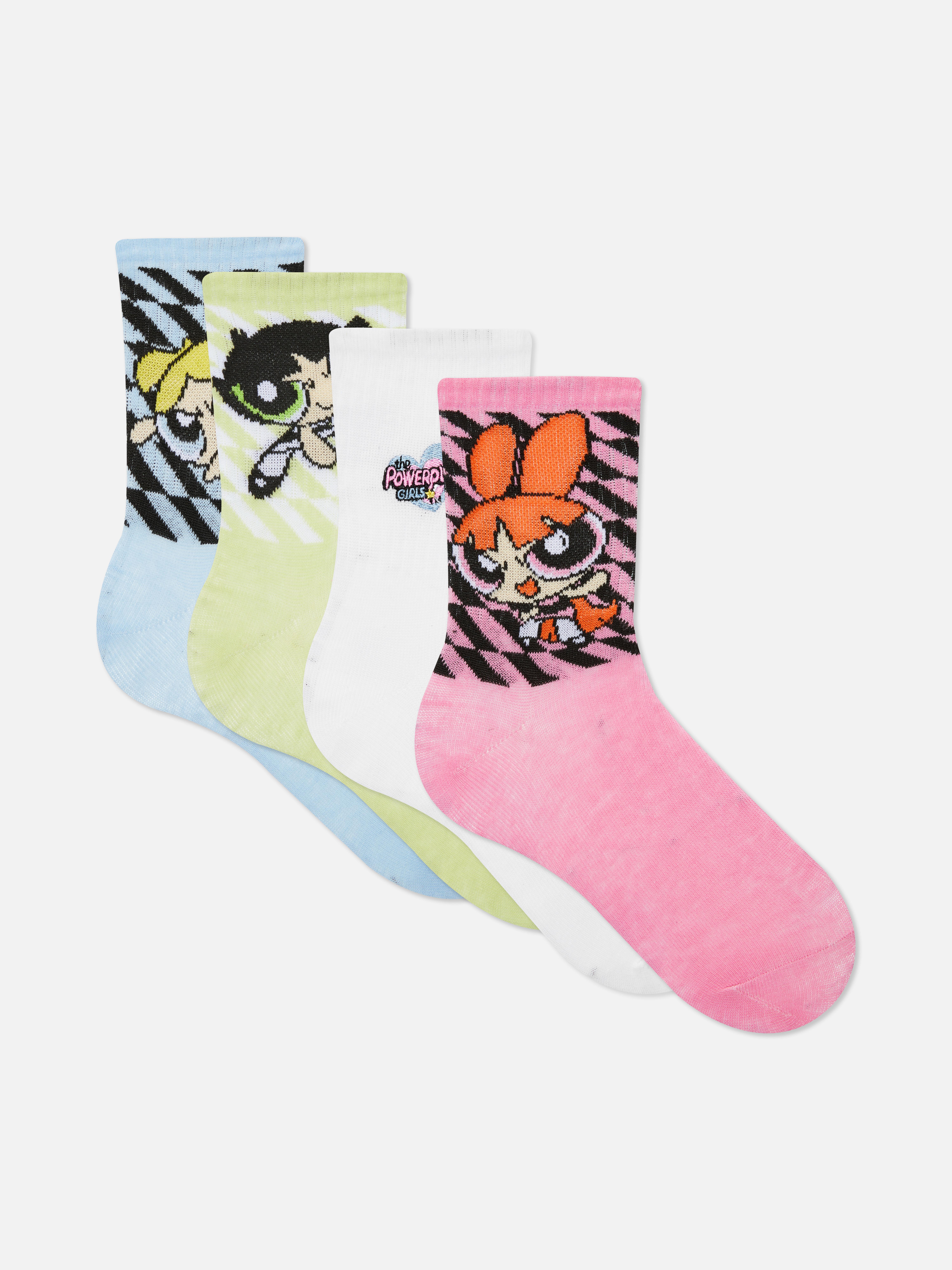 4Pack Powerpuff Girls Socks Kids' Accessories Kids' Clothes All