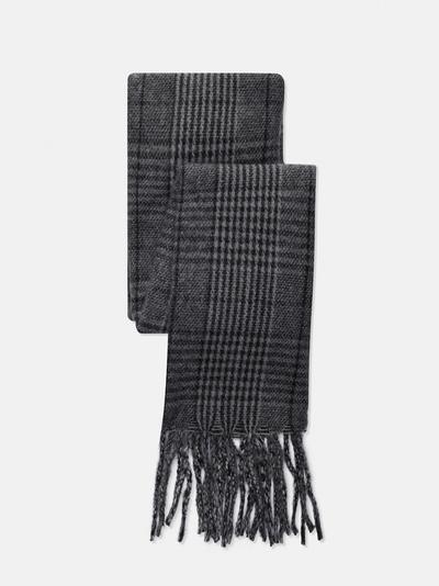 Brushed Woven Check Scarf