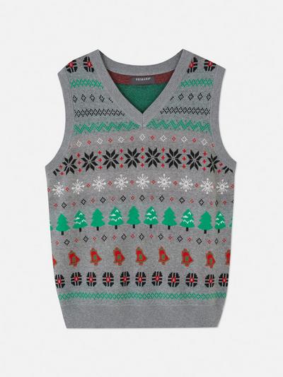 Knitted Christmas Vest