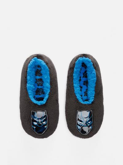 Marvel Black Panther Fluffy Slippers