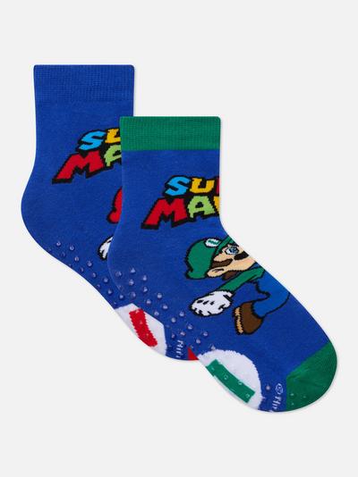 Lot de 2 paires de chaussettes Super Mario