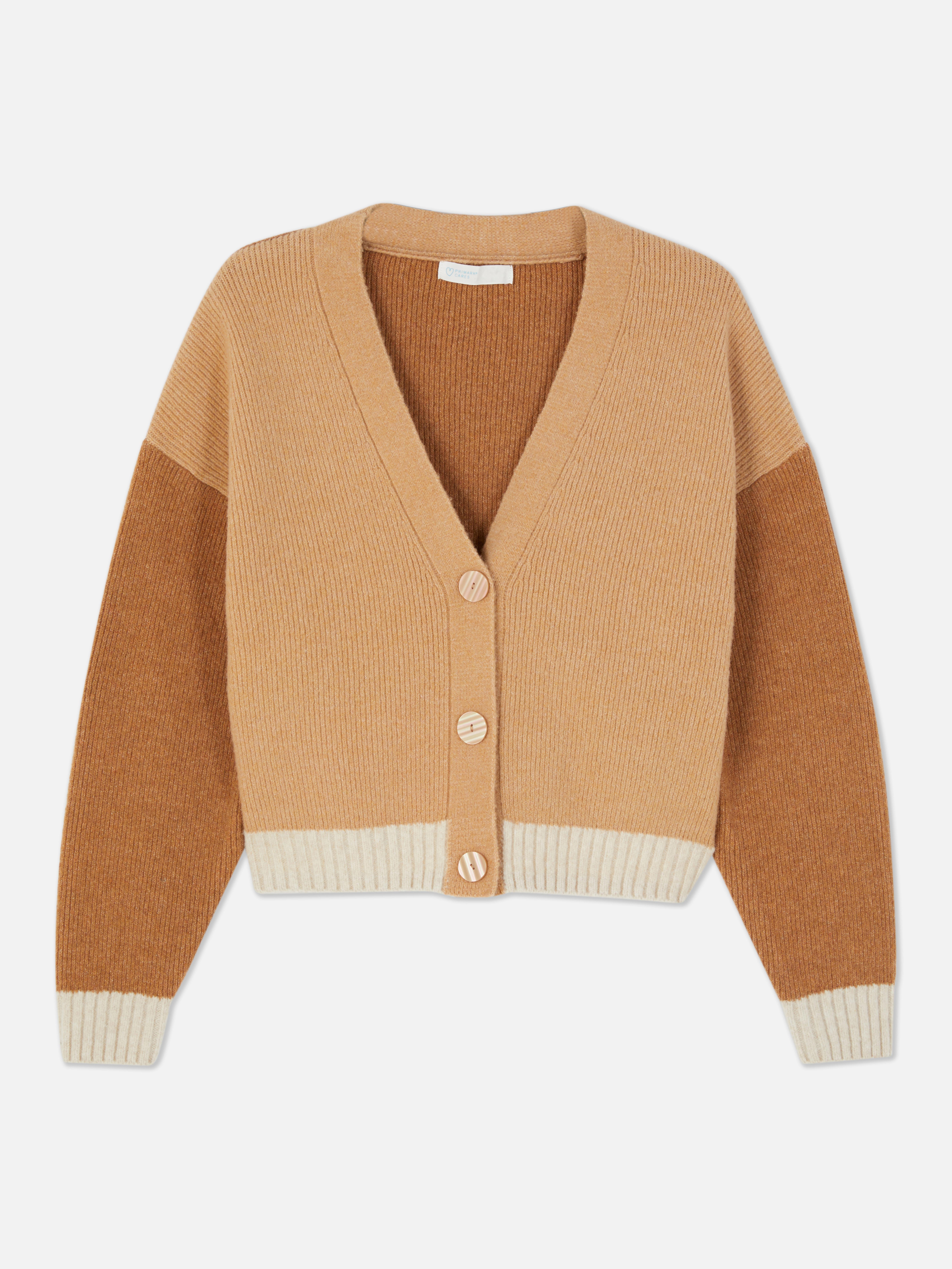 Cárdigan bicolor Cárdigan de mujer Jerséis de mujer Ropa para