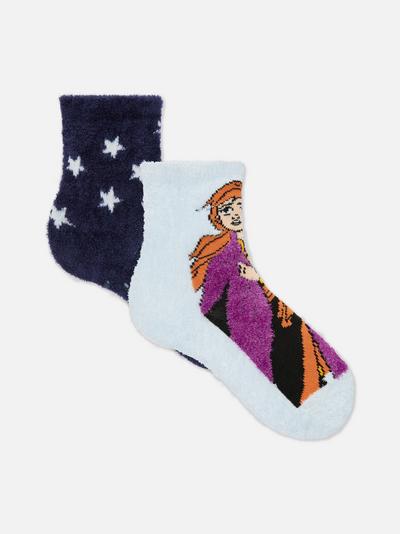 2-Pack Disney Frozen Fluffy Ankle Socks