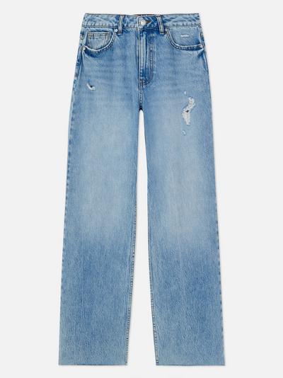 sconto 89% Primark Pantaloncini jeans MODA DONNA Jeans Consumato EU: 36 Blu 40 