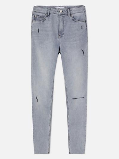 Hochtaillierte Skinny Jeans mit Po-Lifting