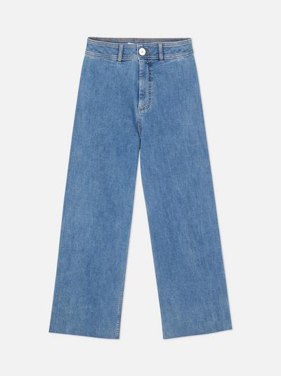 Wide Leg Seamless Jeans