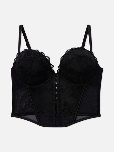 Maximise Padded Lace Bustier Cupped Corset