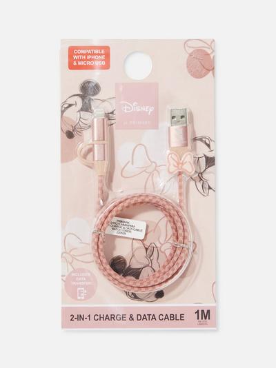 Cable para cargar de Minnie Mouse de Disney