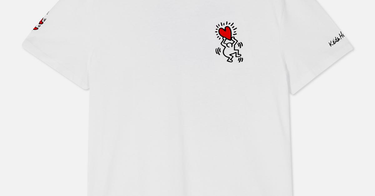 Camiseta con gráfico de Haring | Camisetas para hombre | Camisetas y partes de arriba para hombre | Ropa para hombre | Nuestra línea de moda masculina | Todos los productos Primark | Primark España