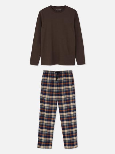 Mix & Match Pyjama aus gebürsteter Baumwolle