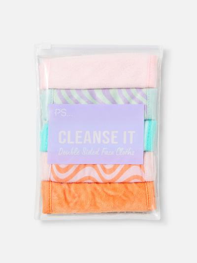 5-Pack PS Double Sided Wash Cloths