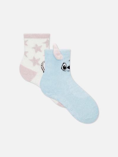 Bequeme „Disney Stitch“ Socken, 2er-Pack