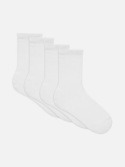 Pack de 4 pares de calcetines tobilleros