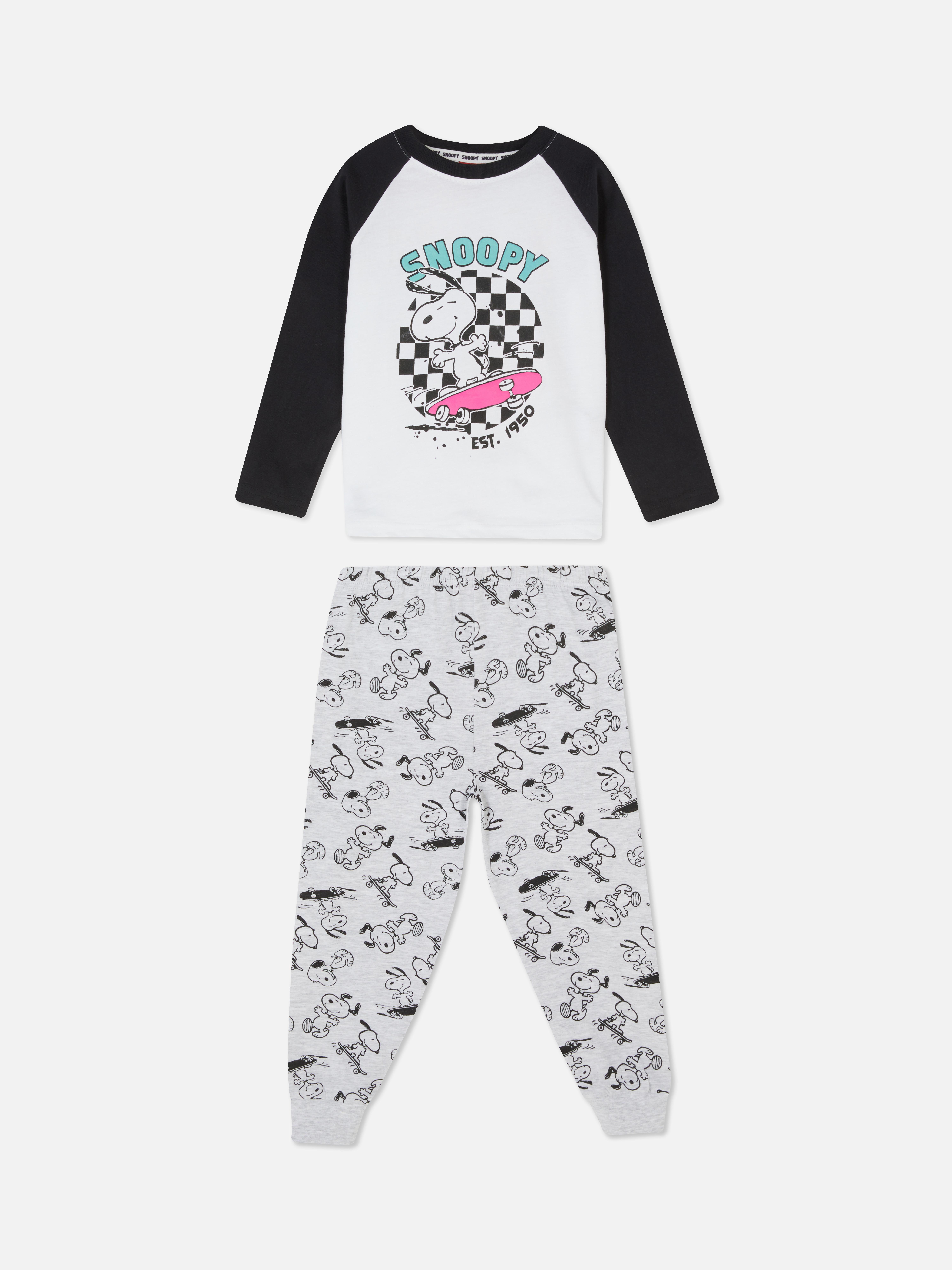 Pijama de algodón con estampado de Snoopy | Pijamas para niños | Moda para niños | Ropa para niños | Todos los Primark | Primark España