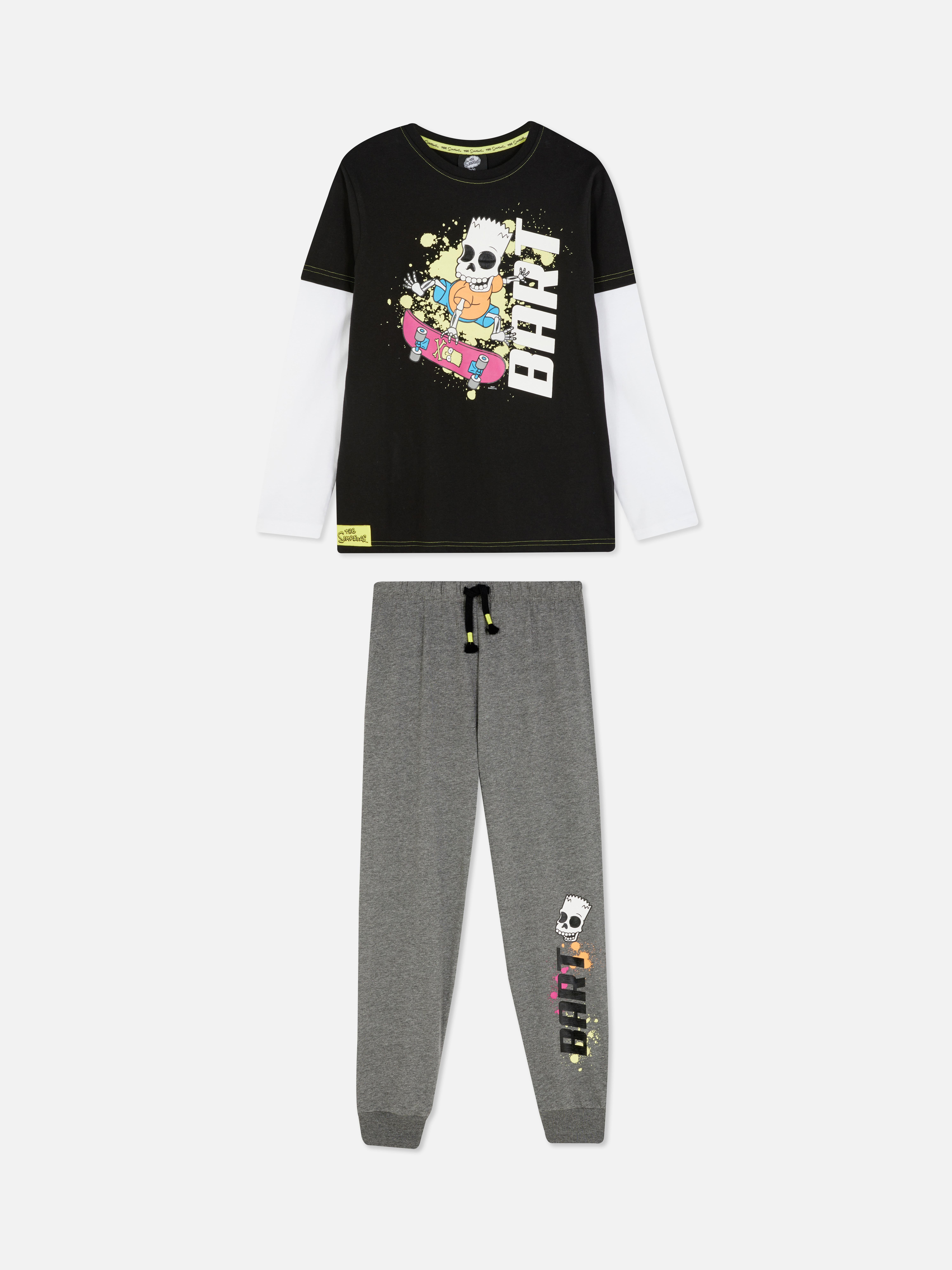 Conjunto de pijama con estampado de Bart de Los Simpsons | Pijamas para niños | Moda niños | Ropa para niños | Todos los productos Primark | Primark España