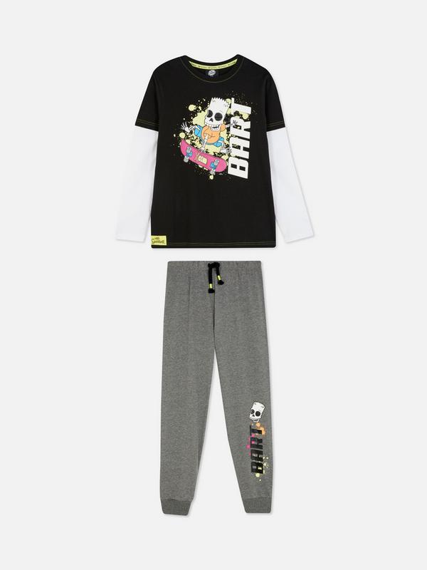 Conjunto de pijama con estampado de Bart de Los Simpsons | Pijamas para niños | Moda para niños | Ropa para niños Todos los productos Primark | España