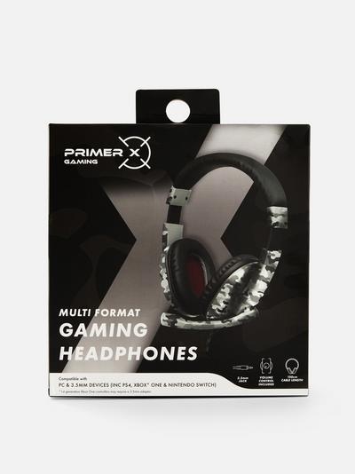 Camo Print Gaming Headphones