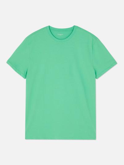 T-Shirt mit Rundhalsausschnitt aus Baumwolle