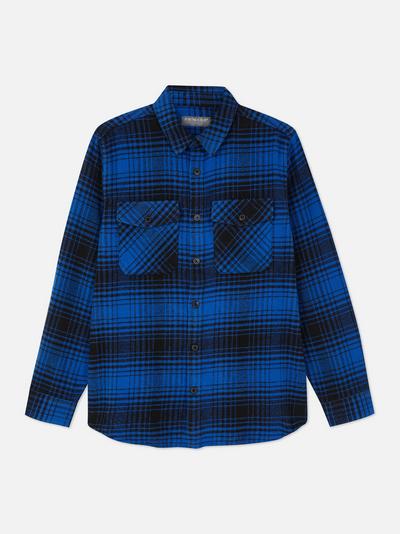 Checked Flannel Overshirt