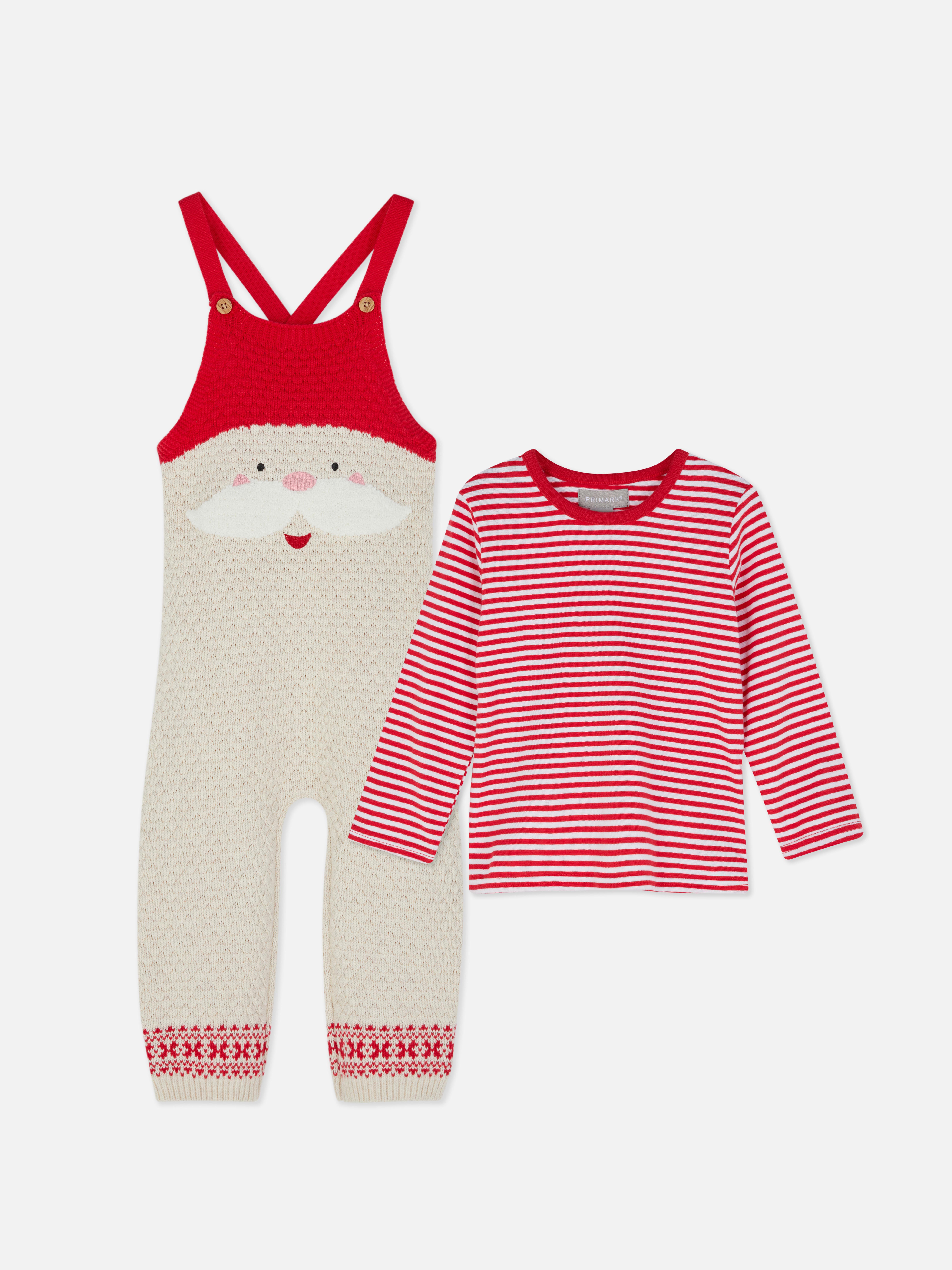 Conjunto de peto de Papá Noel | Moda para bebés niña Moda bebés y recién nacidos | Ropa para niños | Todos los productos Primark | Primark España