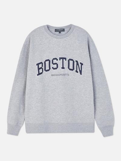 Sweat-shirt ras du cou Boston