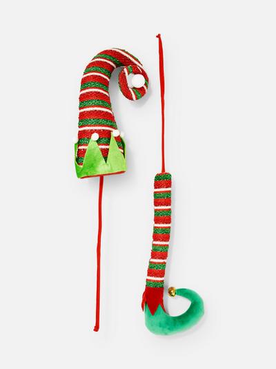 2-Pack Elf Christmas Tree Stems