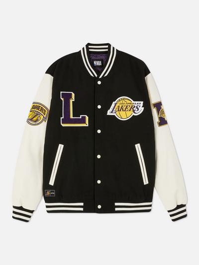 Chaqueta universitaria de Los Angeles Lakers de la NBA