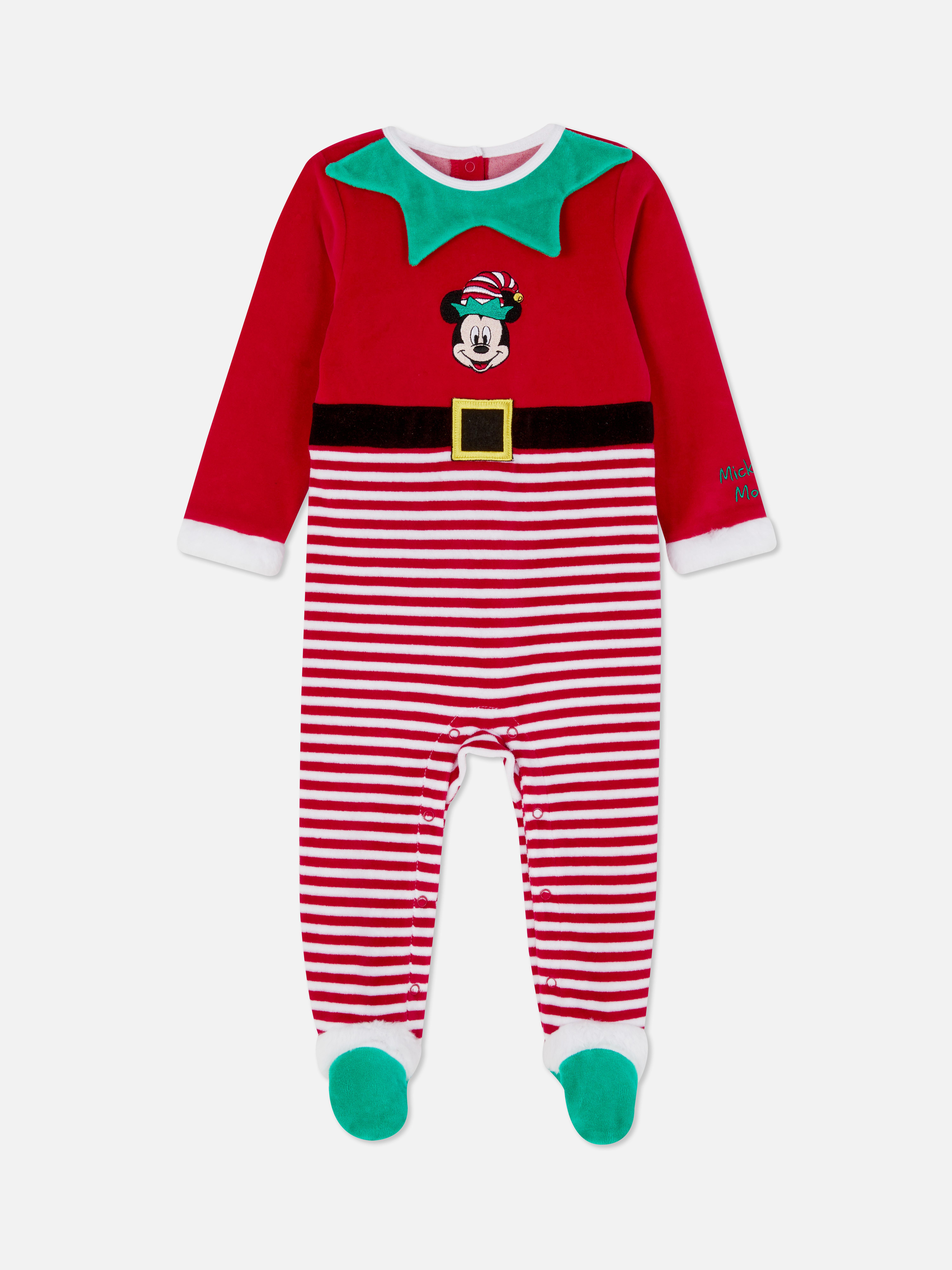 Pijama de una pieza de Navidad de Mickey Mouse de | Básicos de moda para bebé | Moda para bebés y recién nacidos | Ropa para niños | Todos los Primark | Primark España