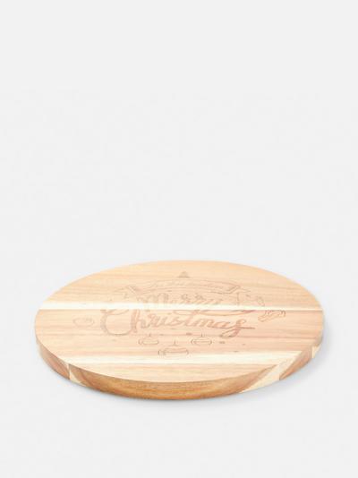 Merry Christmas Wooden Chopping Board
