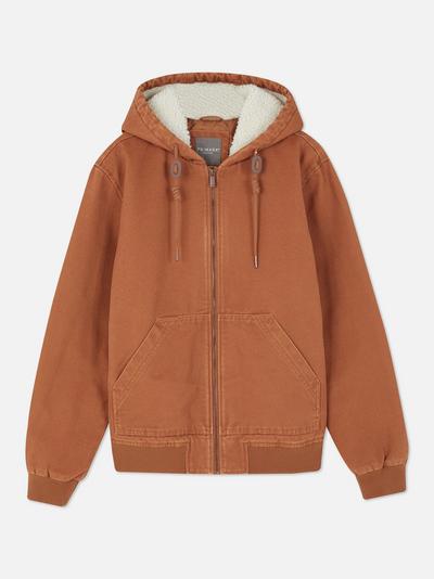 Fleece-Lined Hooded Jacket