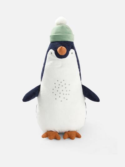 Grand pingouin en peluche