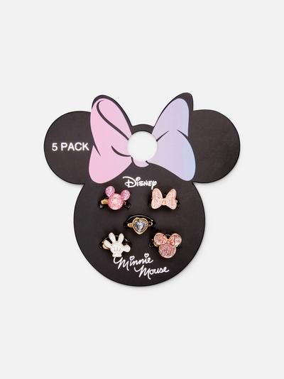 Disney Minnie Mouse-ringen, set van 5